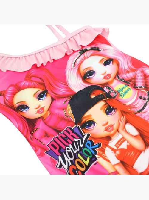 Rainbow High - Maillot de bain une pièce enfant à imprimé - Kiabi