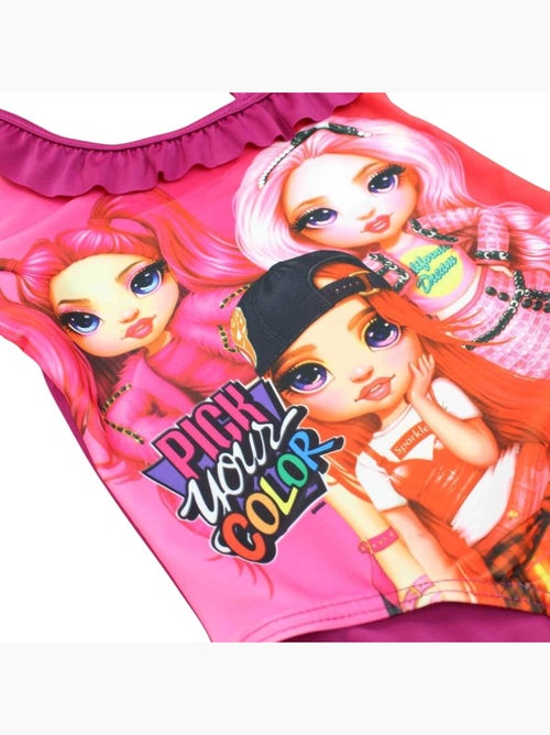 Rainbow High - Maillot de bain une pièce enfant à imprimé - Kiabi