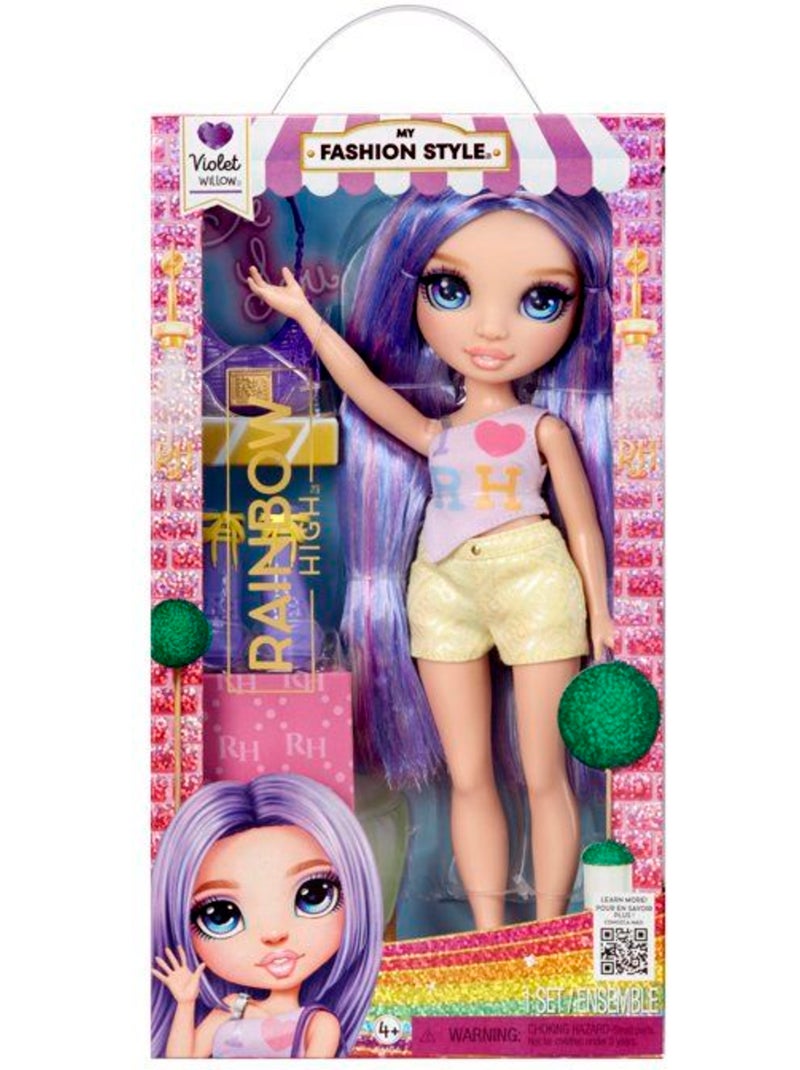 Rainbow high - poupée mannequin thème mode - violet N/A - Kiabi