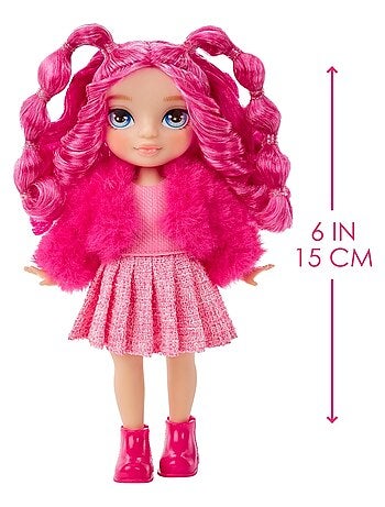 Rainbow High Littles Magenta Monroe Petite Poupée Mannequin Articulée