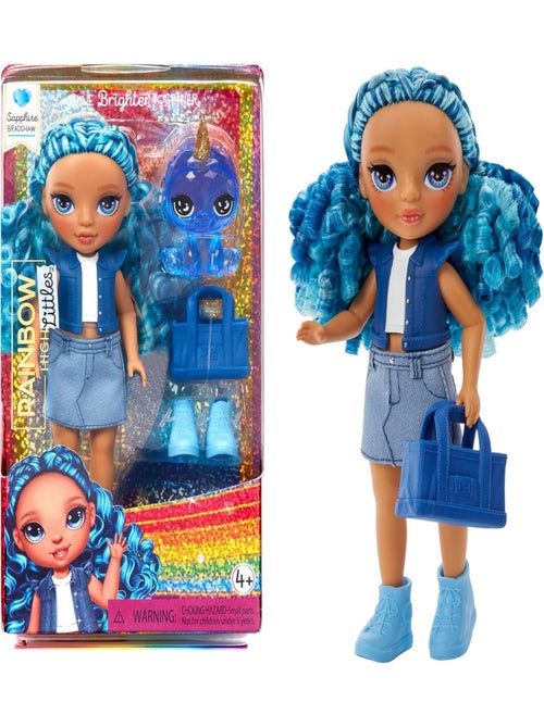 Rainbow High Littles Sapphire Bradshaw Petite Poupée Mannequin Articulée - Kiabi