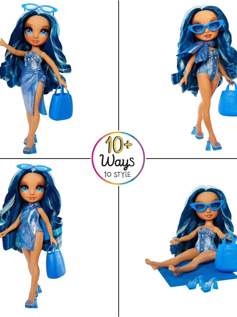 RAINBOW HIGH Swim & Style - Skyler Bleu - Kiabi