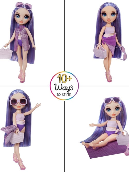 RAINBOW HIGH Swim & Style - Violet - Kiabi