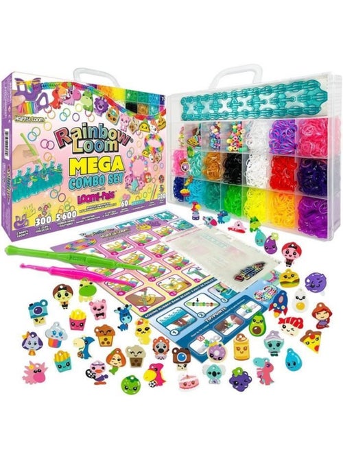 Rainbow loom loomi pals mega combo - Kiabi