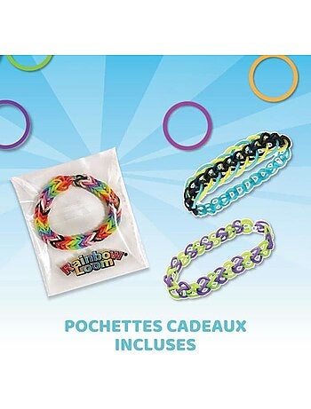 Rainbow loom original - bandai - métier à tisser avec 600 élastiques - cd00001