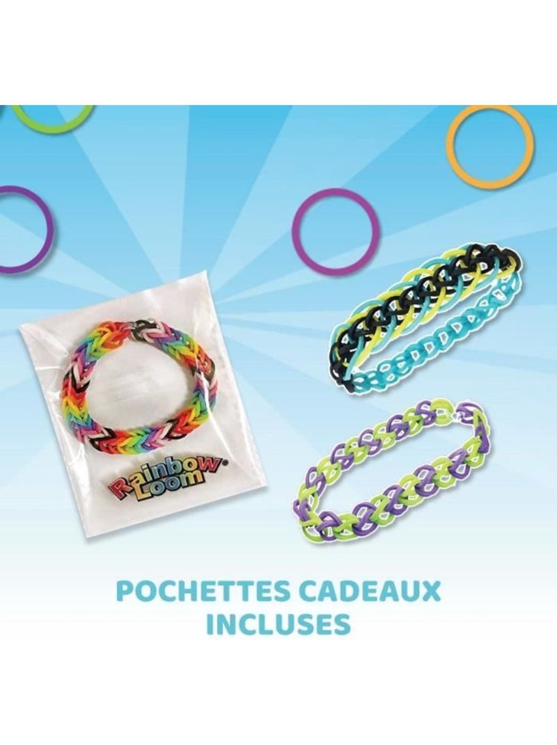 Rainbow loom original - bandai - métier à tisser avec 600 élastiques - cd00001 Blanc - Kiabi