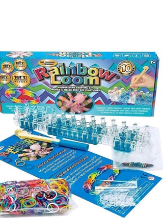 Rainbow Loom Original Fabrication de Bracelets Metier a Tisser avec 600 elastiques