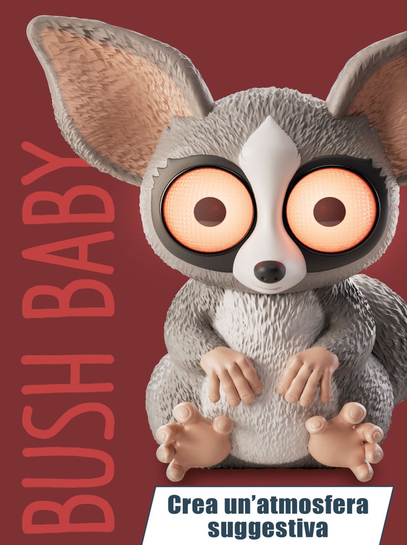 RAINY DAYS BUSH BABY – LAMPE LED DÉCO Gris froid - Kiabi