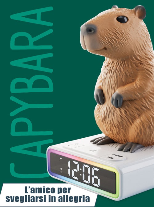 RAINY DAYS CAPYBARA – RÉVEIL DIGITAL LUMINEUX - Kiabi