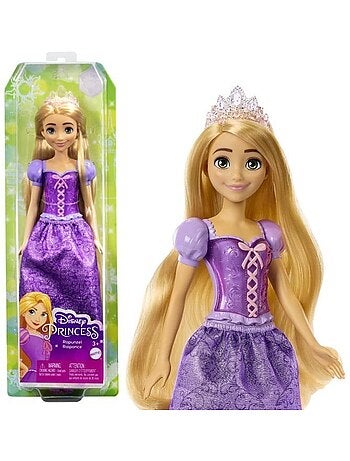 Raiponce Poupée 29 cm, Mattel Poupée Disney Princesses habillage et accessoires HLW03