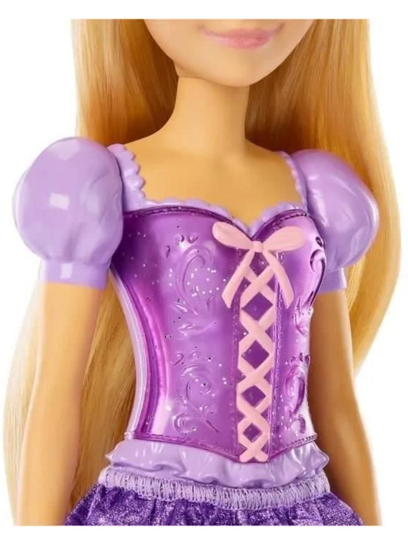 Raiponce Poupée 29 cm, Mattel Poupée Disney Princesses habillage et accessoires HLW03 Violet - Kiabi