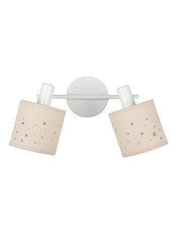 Rampe 2 spots lin beige