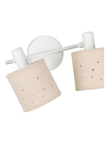 Rampe 2 spots lin beige