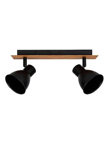 Rampe 2 spots orientables Atelier noir