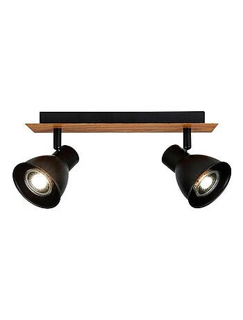 Rampe 2 spots orientables Atelier noir