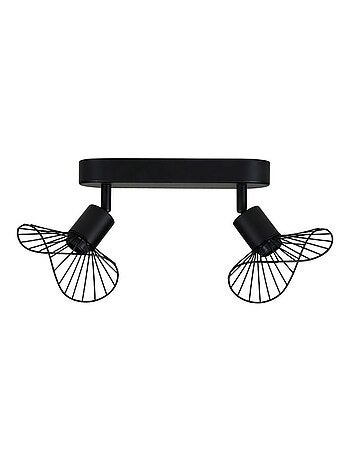 Rampe 2 spots orientables Capeline noir