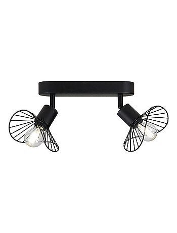 Rampe 2 spots orientables Capeline noir