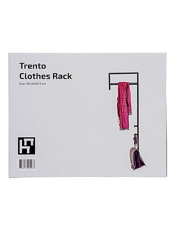 Rampe à vêtements en acier noir - House Nordic