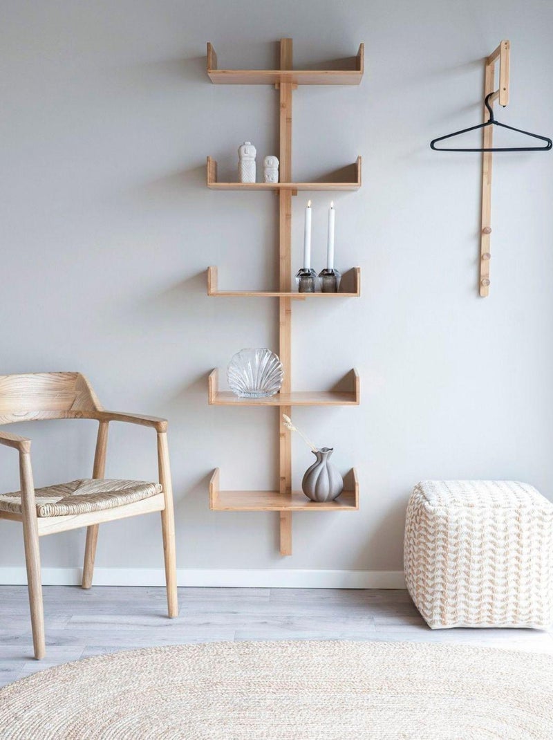 Rampe à vêtements en bambou - House Nordic Marron - Kiabi