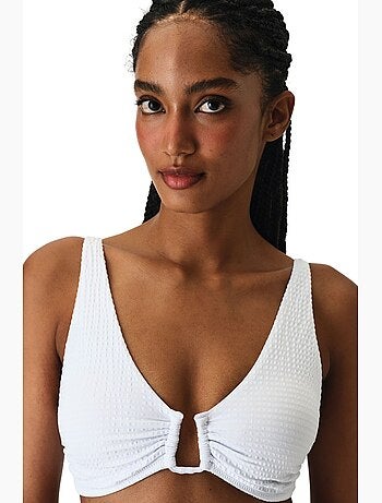 Rana hot haut de bikini texturé penti