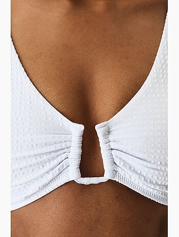 Rana hot haut de bikini texturé penti