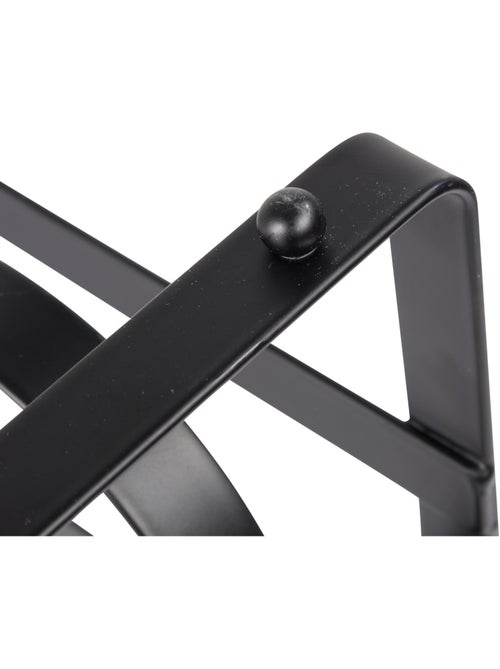 Range-bouteilles 6 places en acier ondulé BLACK EDITION - Kiabi