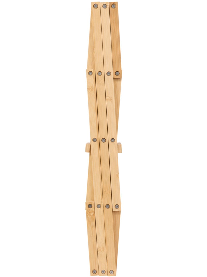 Range-bouteilles pliant 10 bouteilles en bambou Beige - Kiabi