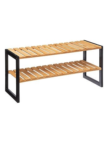 Range chaussures bambou 6 paires empilable