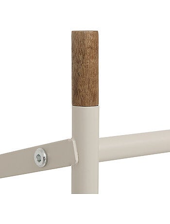 Range-chaussures extensible 3 étagères en acier et MDF CASSIE
