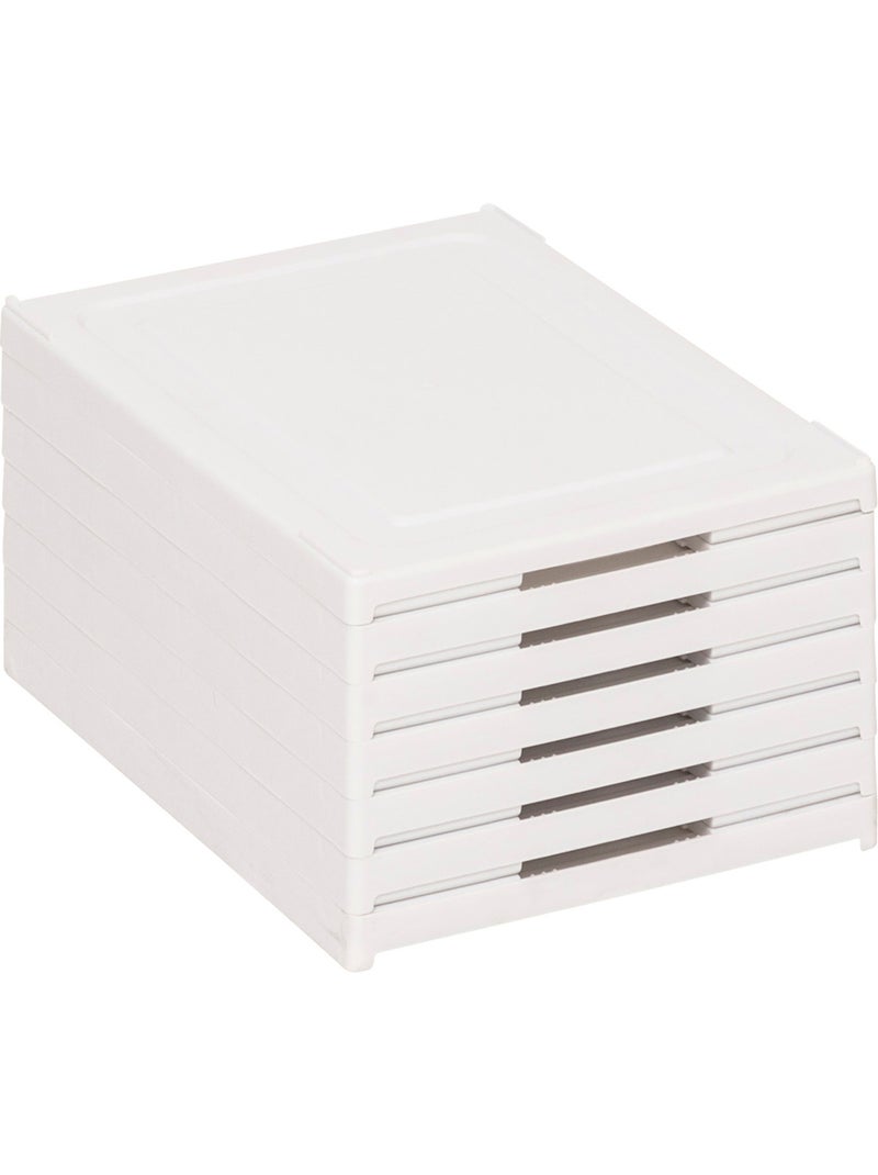 Range-chaussures FOLD N BOX Blanc - Kiabi