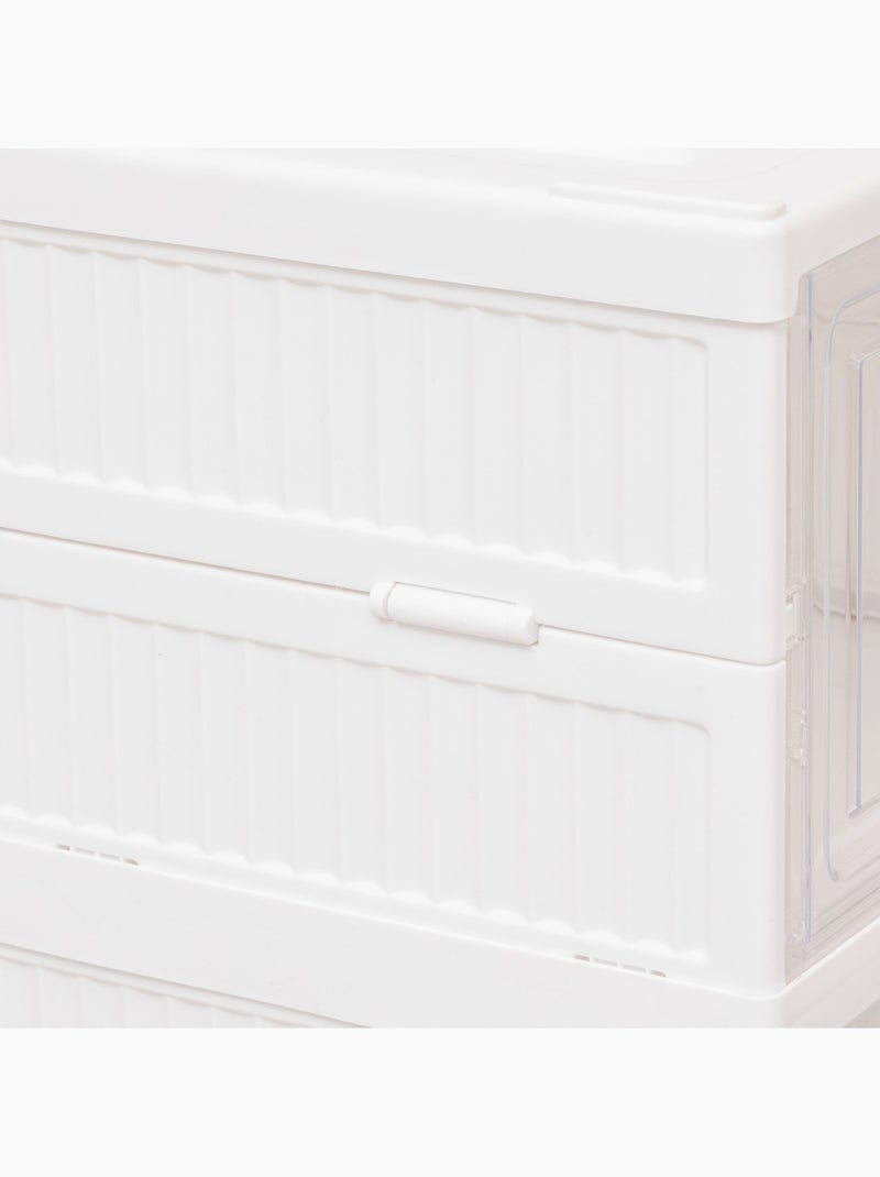Range-chaussures FOLD N BOX Blanc - Kiabi