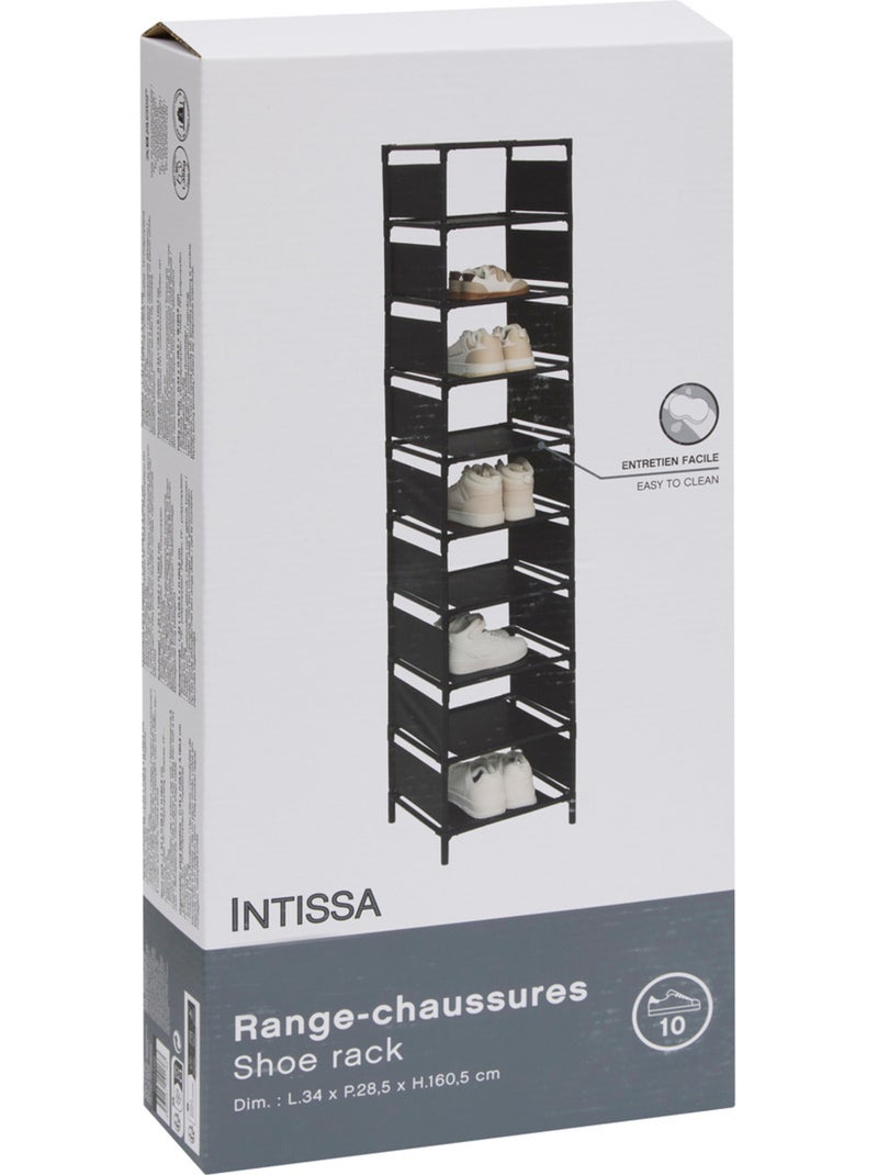 Range-chaussures intissa Noir - Kiabi