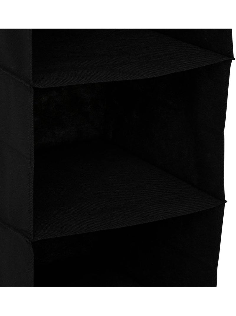 Range-chemises suspendu 6 cases dressy Noir - Kiabi
