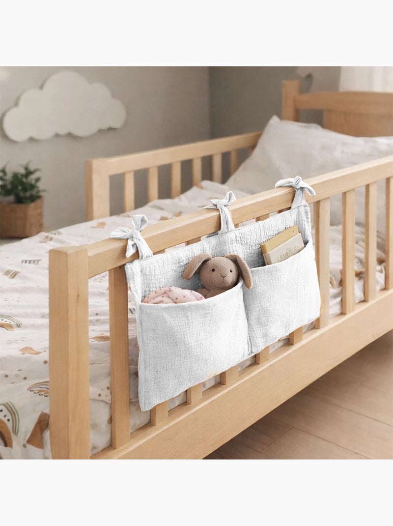 Range Doudou en Coton Bio Blanc Blanc - Kiabi