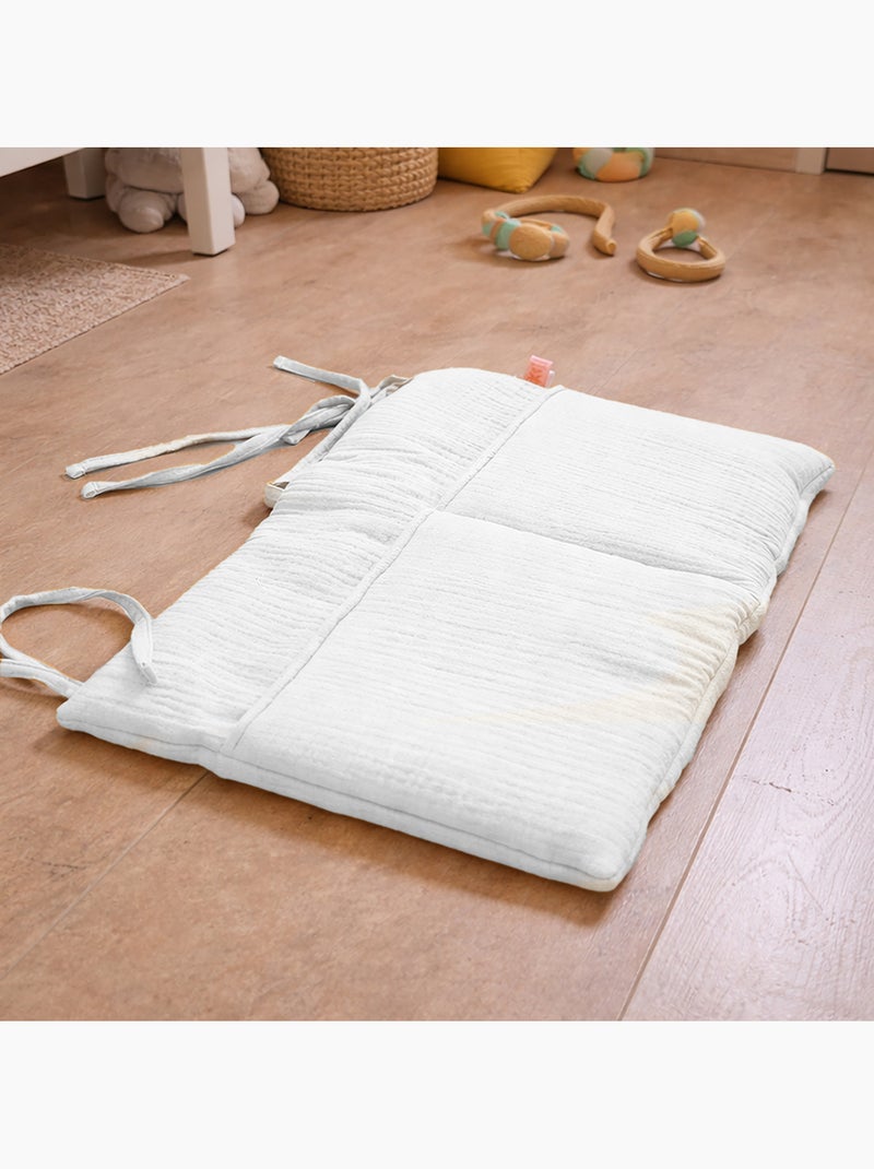 Range Doudou en Coton Bio Blanc Blanc - Kiabi