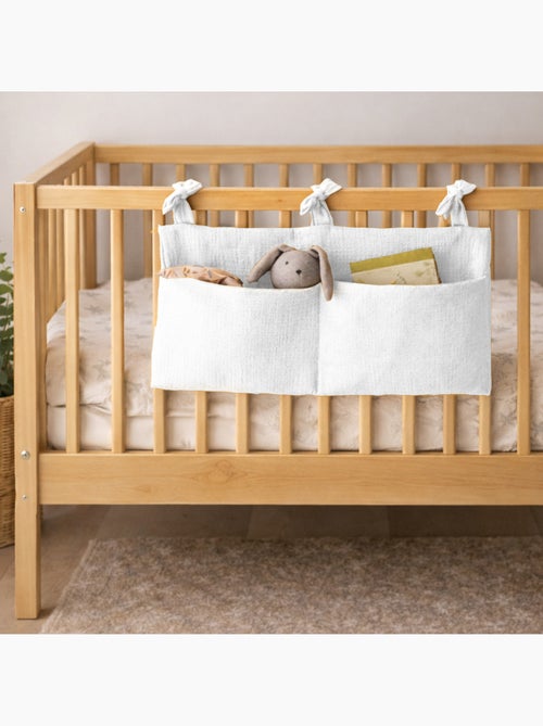 Range Doudou en Coton Bio Blanc - Kiabi