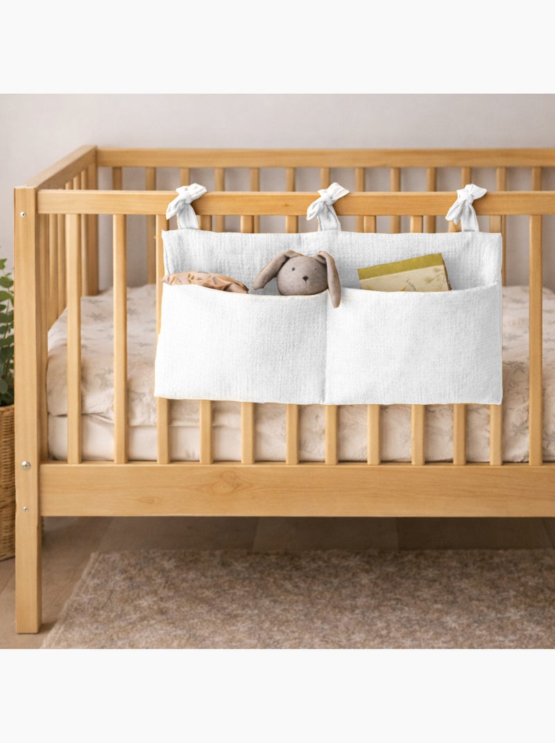 Range Doudou en Coton Bio Blanc Blanc - Kiabi