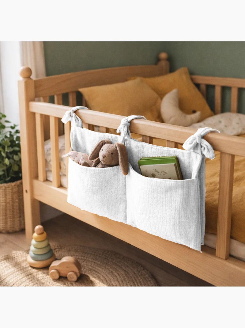 Range Doudou en Coton Bio Blanc Blanc - Kiabi