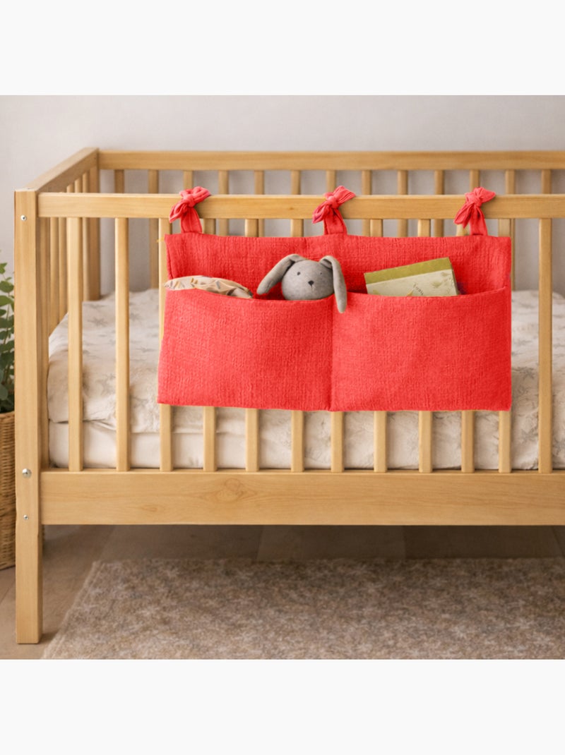 Range Doudou en Coton Bio Fraise Rouge - Kiabi