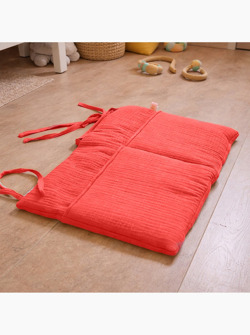 Range Doudou en Coton Bio Fraise Rouge - Kiabi