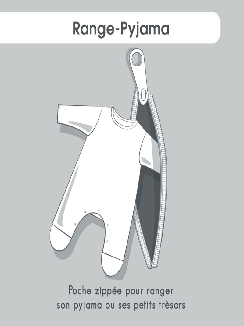 RANGE PYJAMA LAPIN FANION Gris - Kiabi