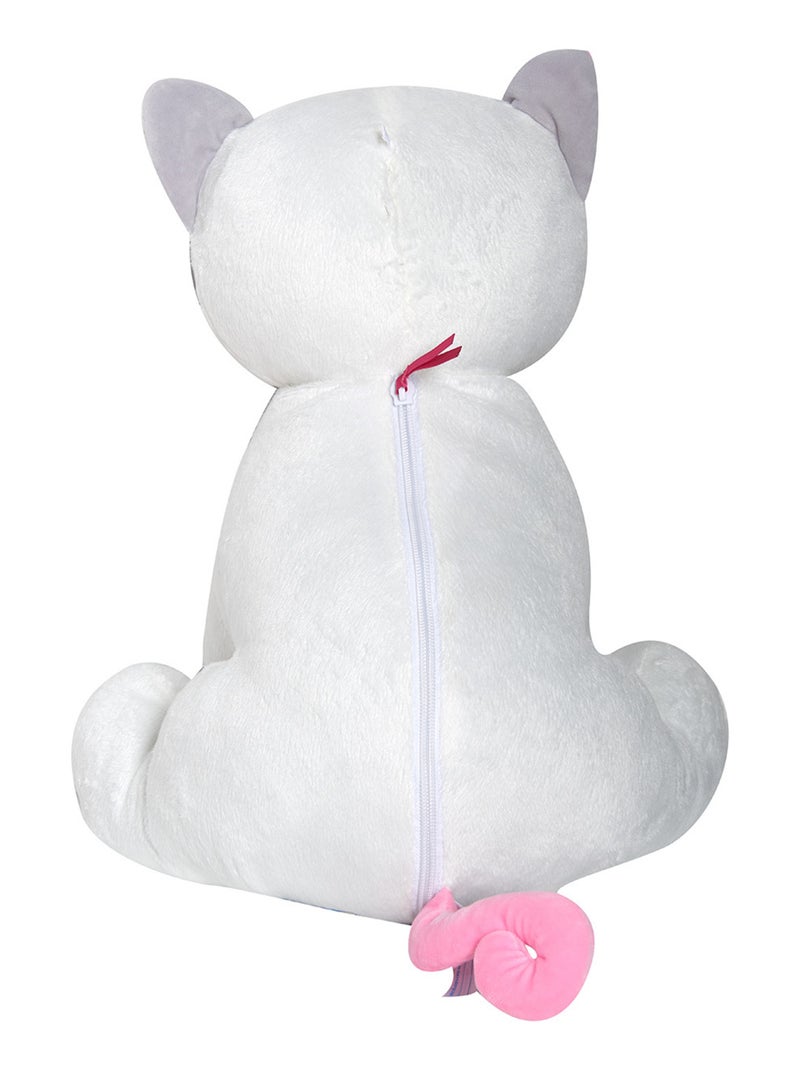 RANGE PYJAMA PELUCHE CHAT Rose - Kiabi