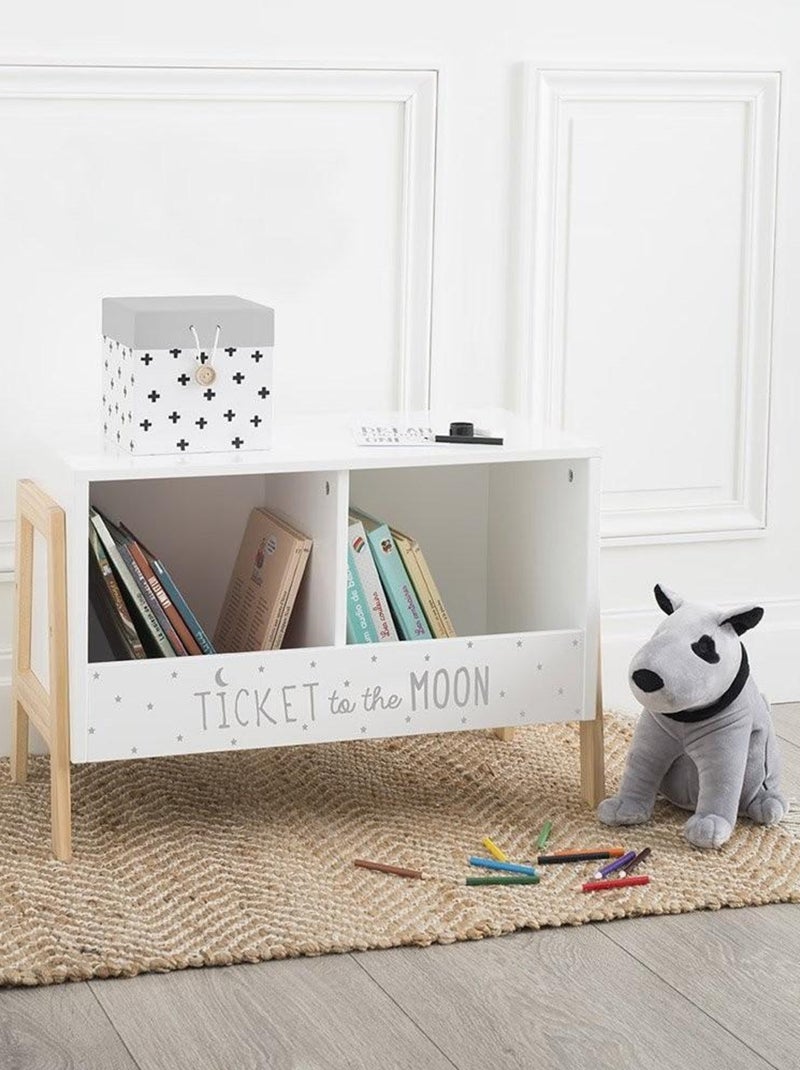 Rangement 2 casiers Blanc - Kiabi