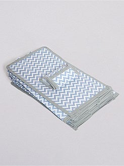 Rangement chaussures en tissu 10 cases - Kiabi