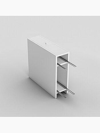 Rangement de salle de bain compact 2 tiroirs et une porte