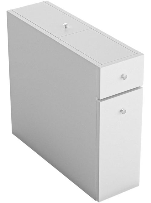 Rangement de salle de bain compact 2 tiroirs et une porte - Kiabi