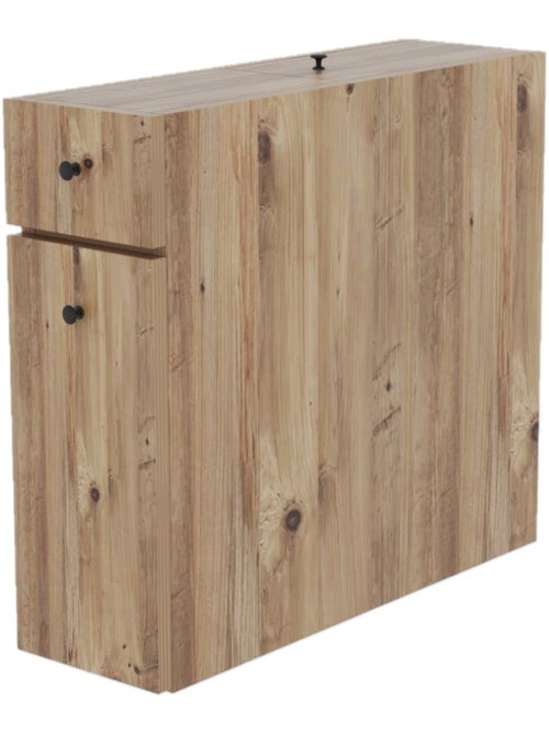 Rangement de salle de bain compact 2 tiroirs et une porte - Kiabi