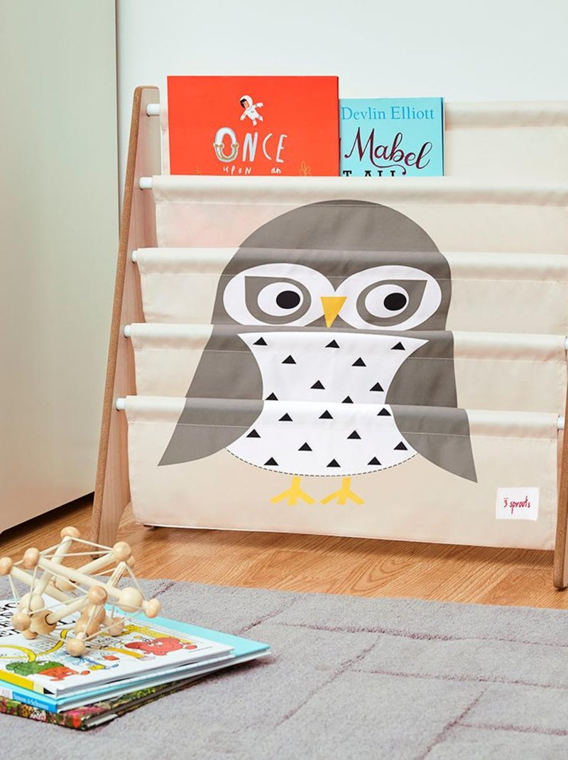 Rangement livres Chouette Gris - Kiabi