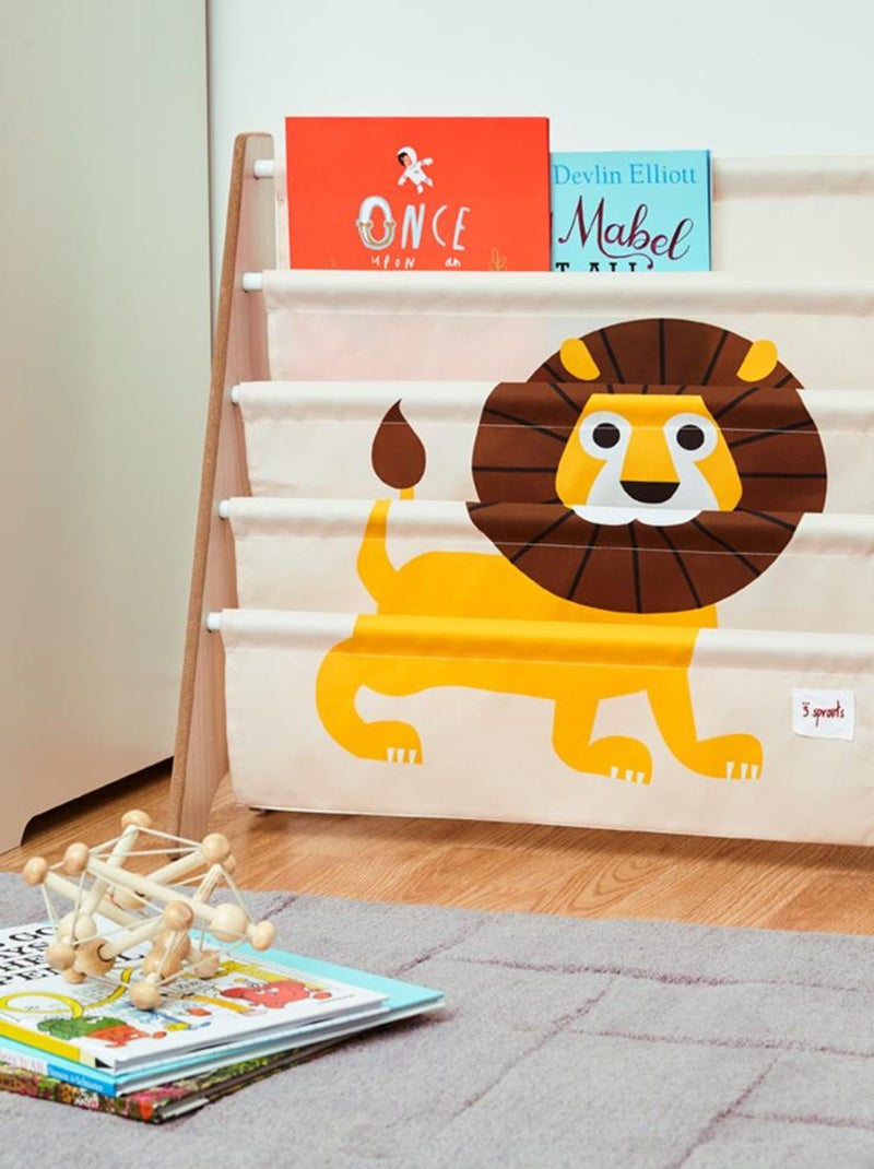 Rangement livres Lion Jaune - Kiabi
