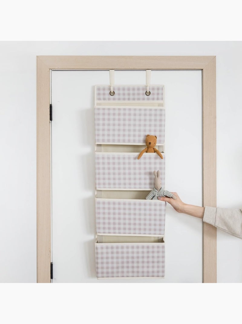 Rangement mural en tissu recyclé Beige - Kiabi